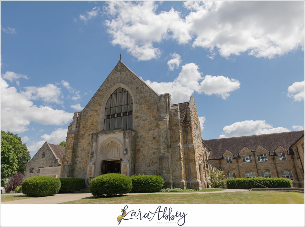 Summer Fairy Tale Wedding at Clen-Moore Presbyterian Church in New Castle, PA