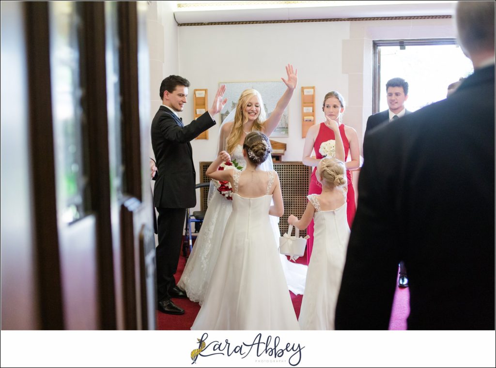 Summer Fairy Tale Wedding at Clen-Moore Presbyterian Church in New Castle, PA