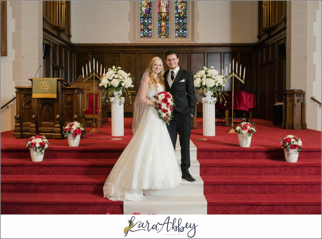 Summer Fairy Tale Wedding at Clen-Moore Presbyterian Church in New Castle, PA