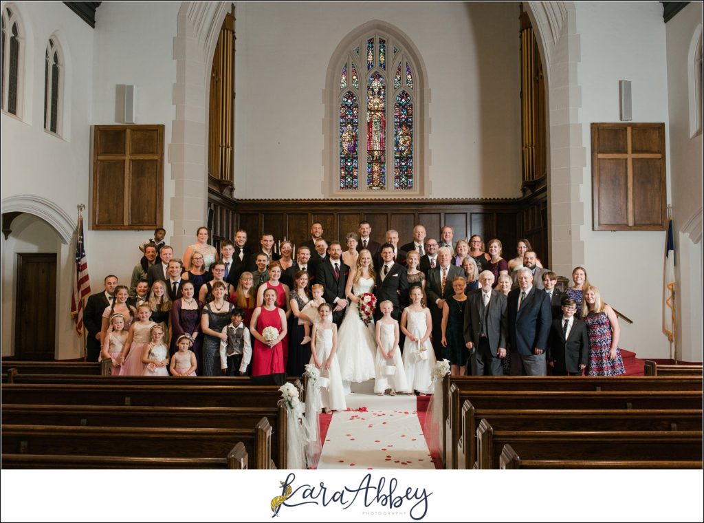 Summer Fairy Tale Wedding at Clen-Moore Presbyterian Church in New Castle, PA