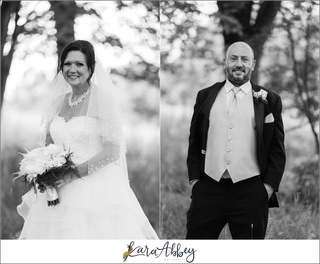 Summer Wedding Bride & Groom Portraits at White Oak Park in North Huntingdon PA