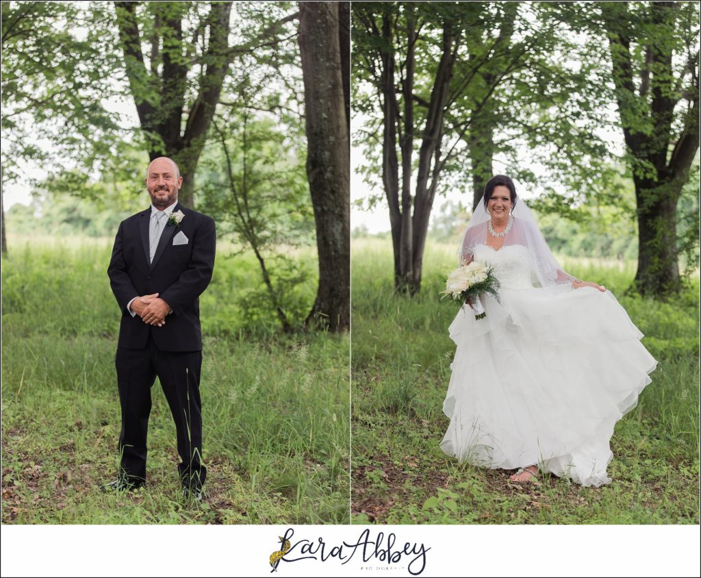 Summer Wedding Bride & Groom Portraits at White Oak Park in North Huntingdon PA