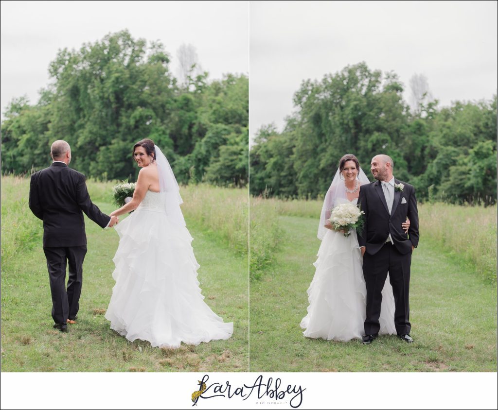 Summer Wedding Bride & Groom Portraits at White Oak Park in North Huntingdon PA
