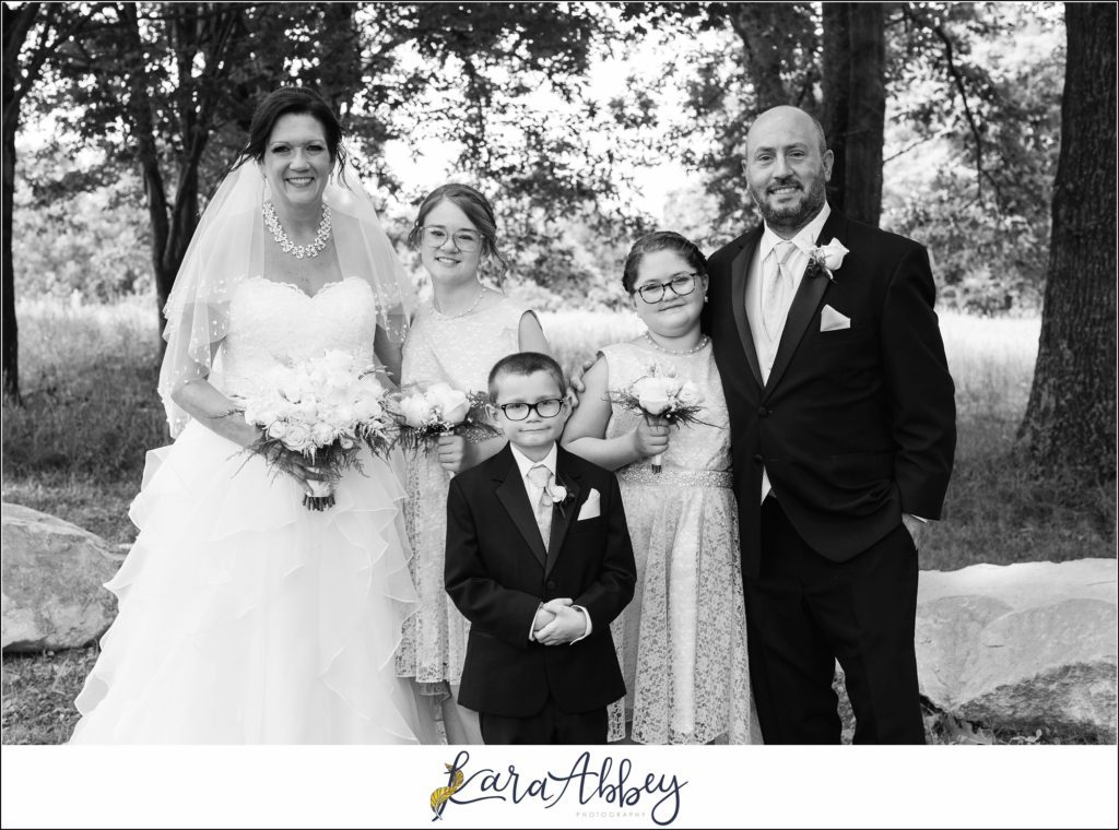 Summer Wedding Bride & Groom Portraits at White Oak Park in North Huntingdon PA