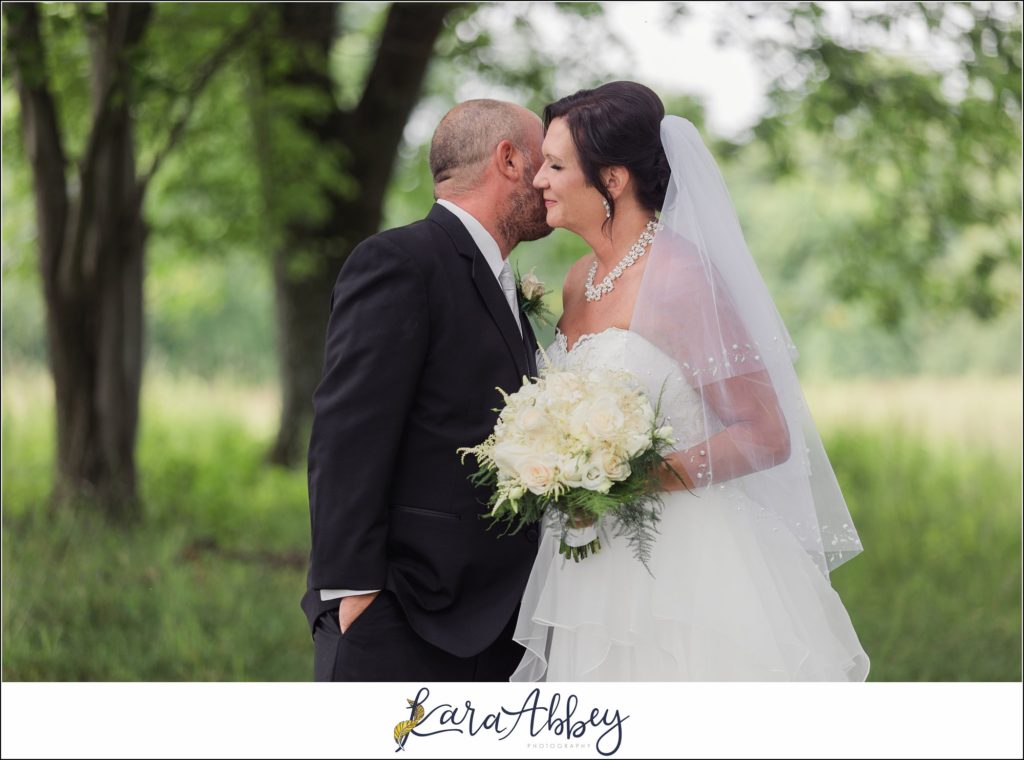 Summer Wedding Bride & Groom Portraits at White Oak Park in North Huntingdon PA