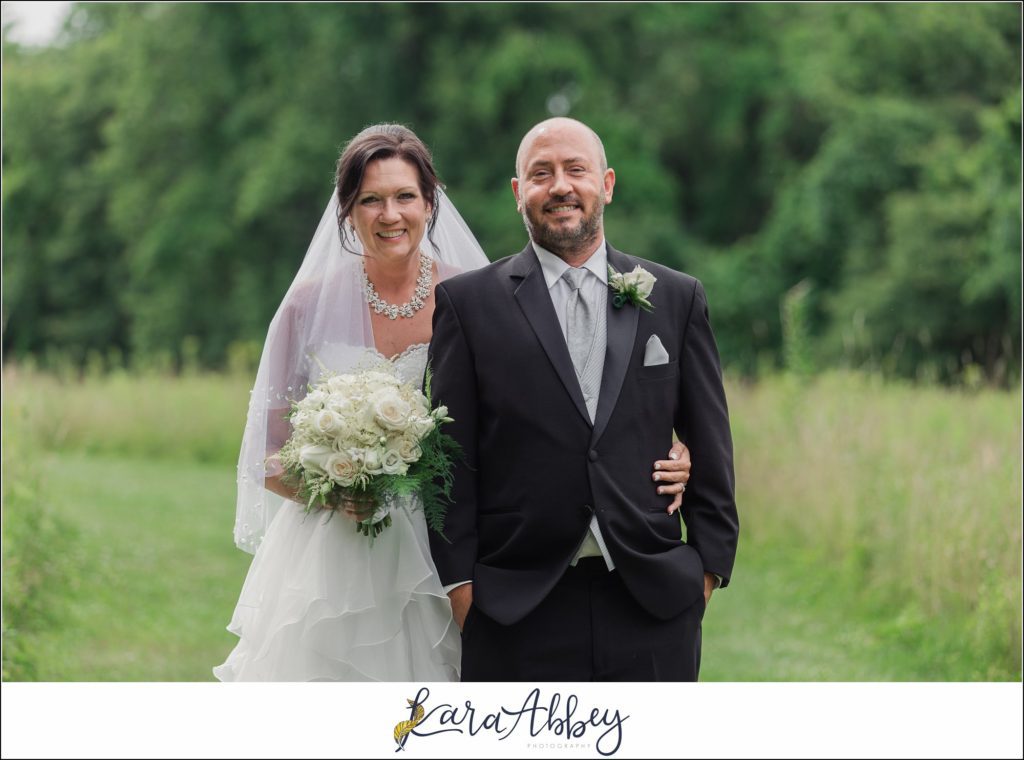 Summer Wedding Bride & Groom Portraits at White Oak Park in North Huntingdon PA