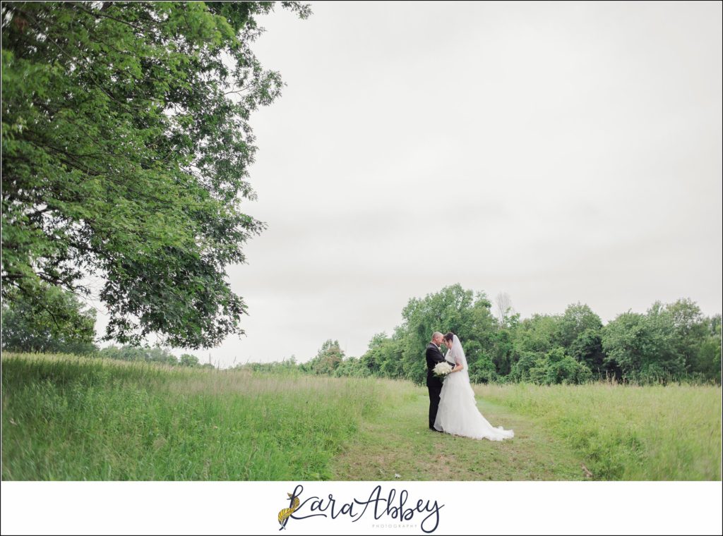 Summer Wedding Bride & Groom Portraits at White Oak Park in North Huntingdon PA