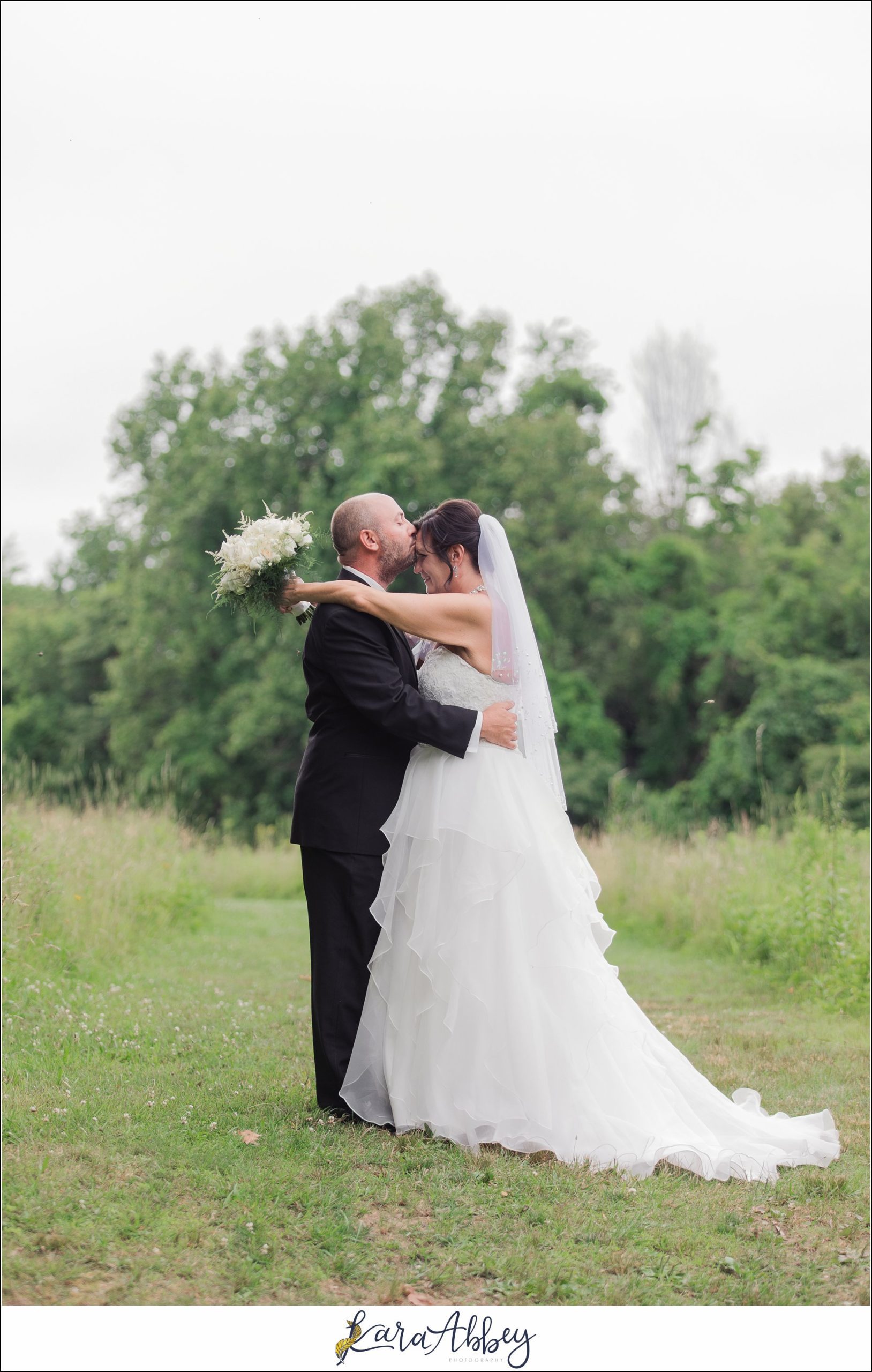 Summer Wedding Bride & Groom Portraits at White Oak Park in North Huntingdon PA