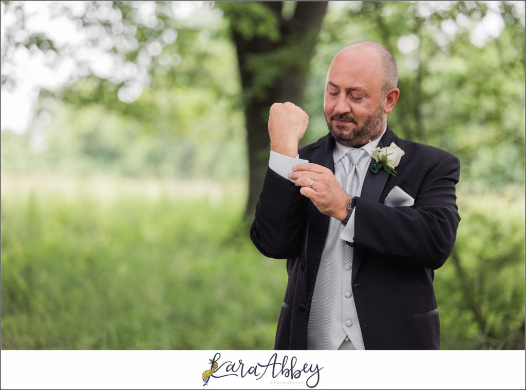 Summer Wedding Bride & Groom Portraits at White Oak Park in North Huntingdon PA