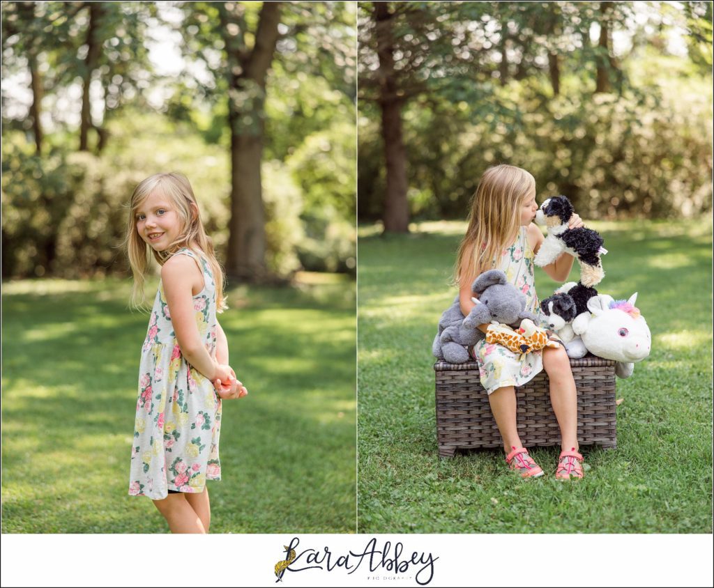 Braelynn Fiona Half Birthday Summer Portraits