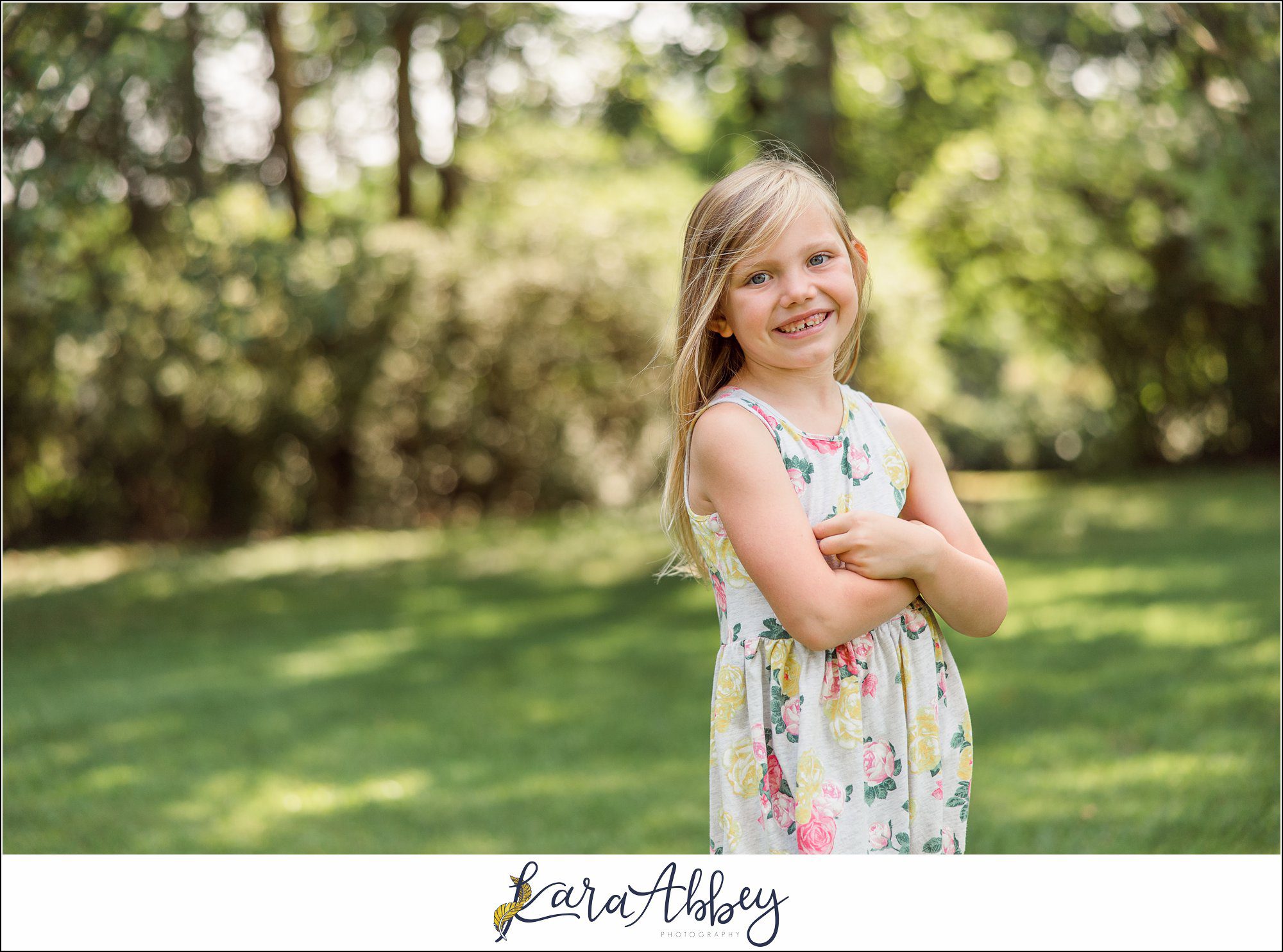 Braelynn Fiona Half Birthday Summer Portraits