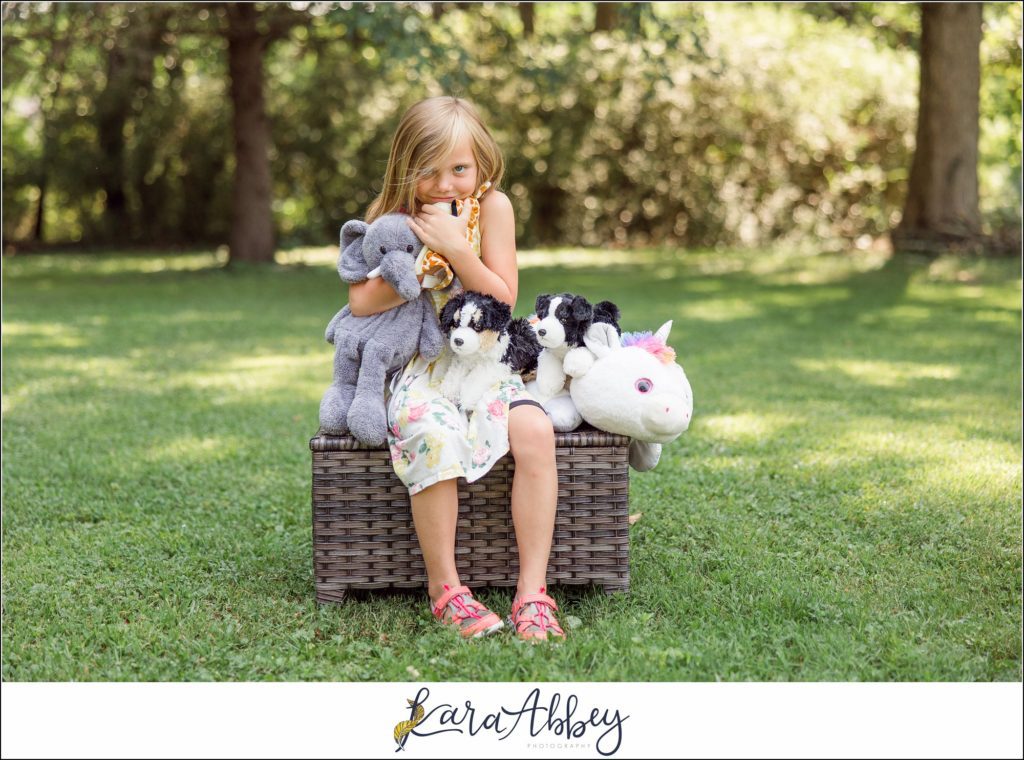 Braelynn Fiona Half Birthday Summer Portraits