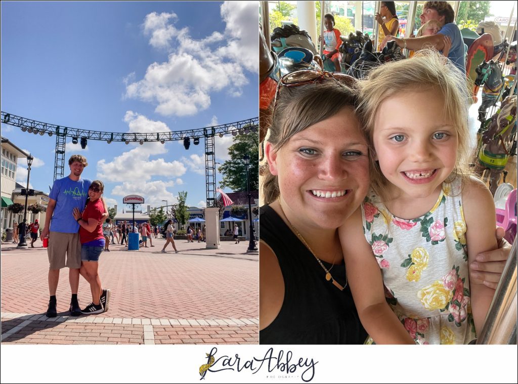 The Adventuring Abbeys at Carowinds Roller Coaster Family Vlog