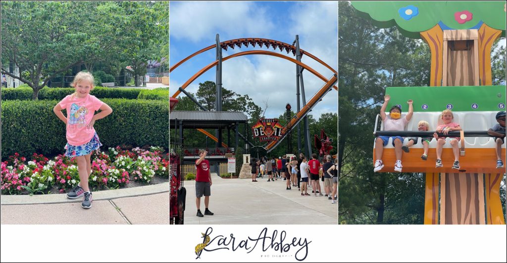 The Adventuring Abbeys at Six Flags Great Adventure Roller Coaster Family Vlog