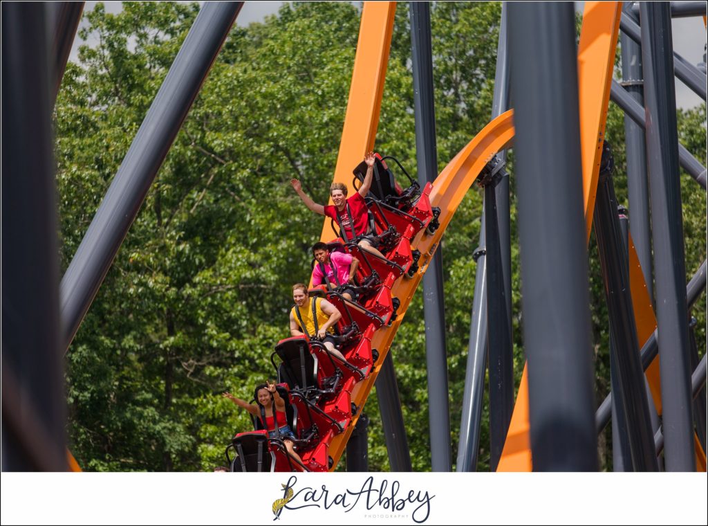 The Adventuring Abbeys at Six Flags Great Adventure Roller Coaster Family Vlog