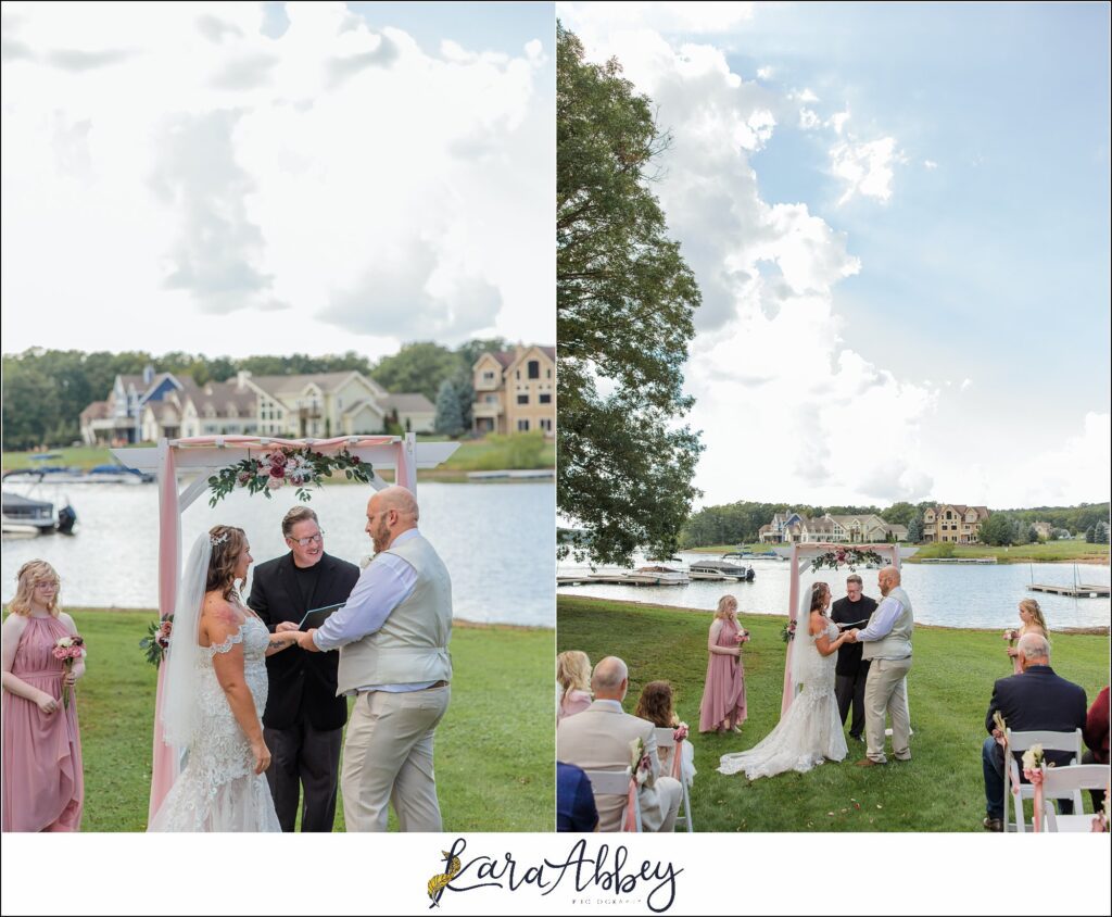 Small Outdoor Summer Wedding at Unforgettable Home at Deep Creek Lake, MD