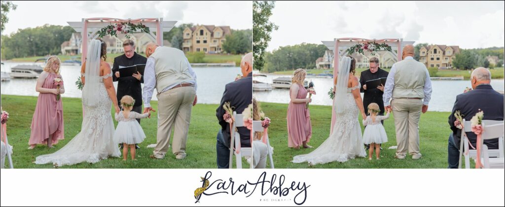 Small Outdoor Summer Wedding at Unforgettable Home at Deep Creek Lake, MD