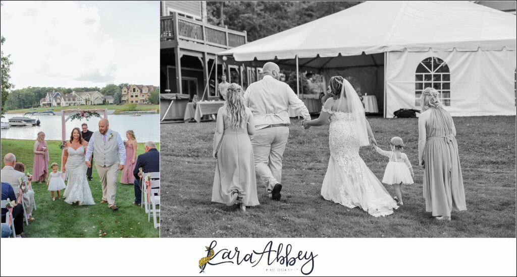 Small Outdoor Summer Wedding at Unforgettable Home at Deep Creek Lake, MD