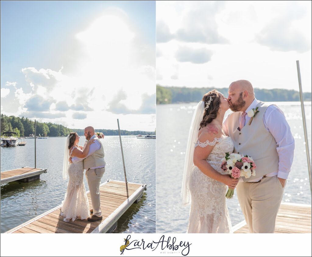 Small Outdoor Summer Wedding at Unforgettable Home at Deep Creek Lake, MD