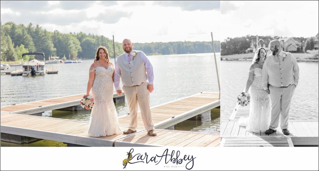 Small Outdoor Summer Wedding at Unforgettable Home at Deep Creek Lake, MD