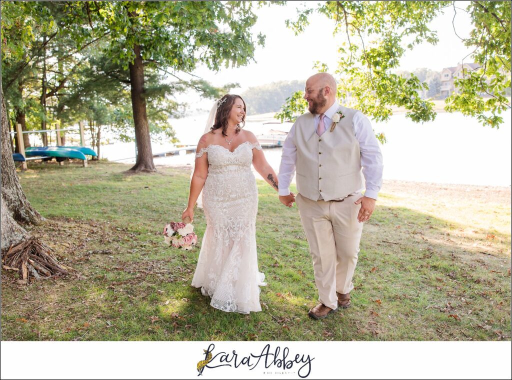 Small Outdoor Summer Wedding at Unforgettable Home at Deep Creek Lake, MD