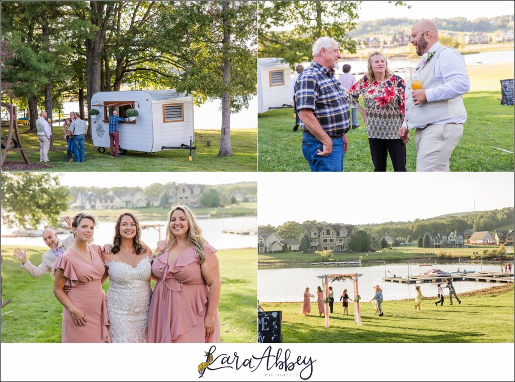 Small Outdoor Summer Wedding at Unforgettable Home at Deep Creek Lake, MD