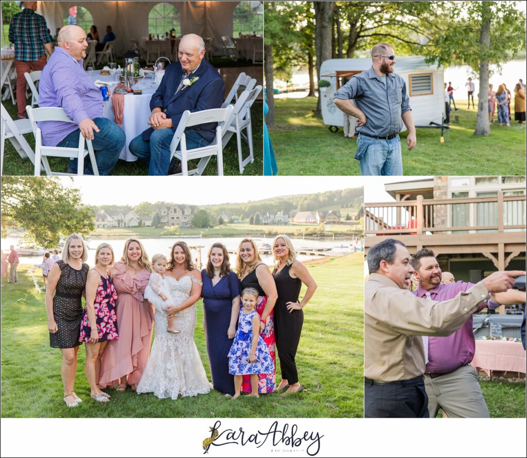Small Outdoor Summer Wedding at Unforgettable Home at Deep Creek Lake, MD