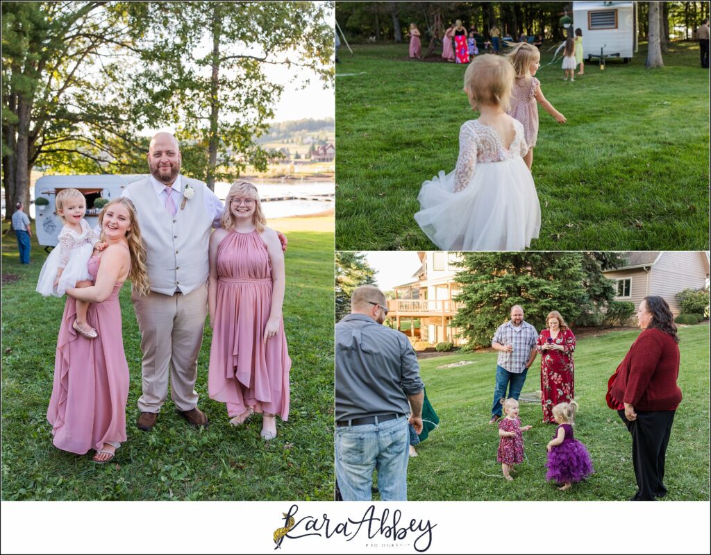 Small Outdoor Summer Wedding at Unforgettable Home at Deep Creek Lake, MD