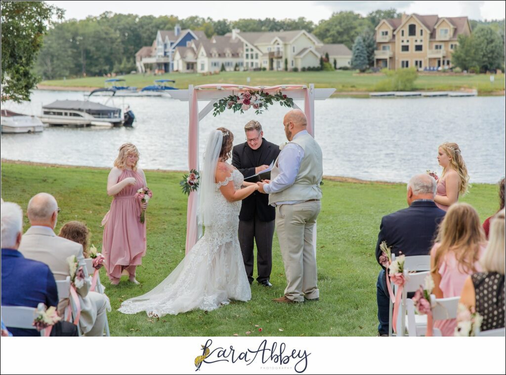 Small Outdoor Summer Wedding at Unforgettable Home at Deep Creek Lake, MD
