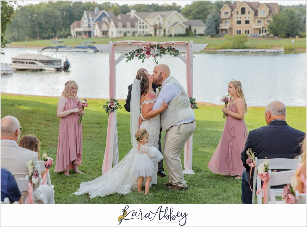 Small Outdoor Summer Wedding at Unforgettable Home at Deep Creek Lake, MD