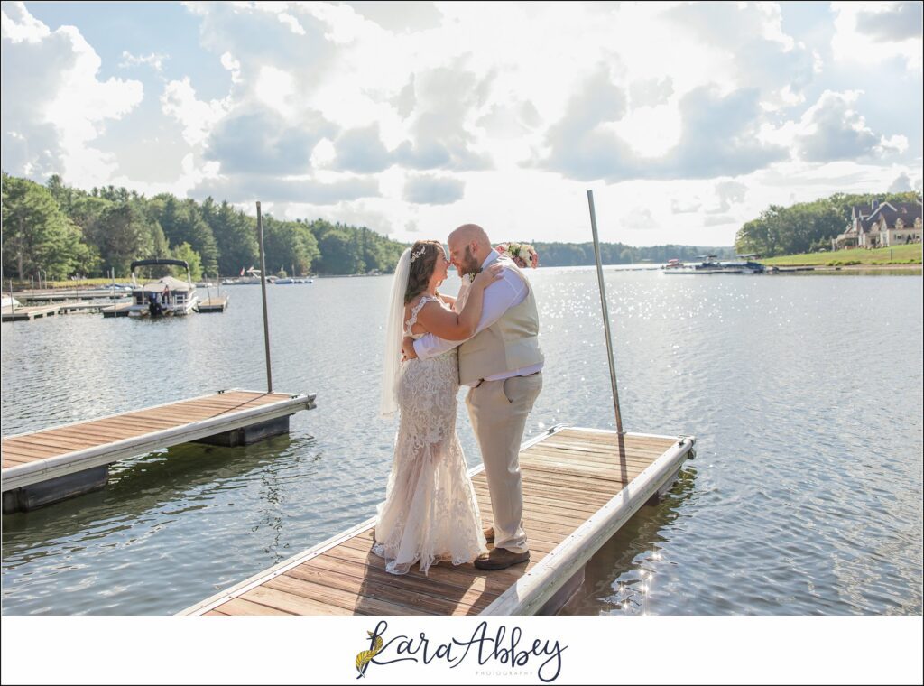 Small Outdoor Summer Wedding at Unforgettable Home at Deep Creek Lake, MD