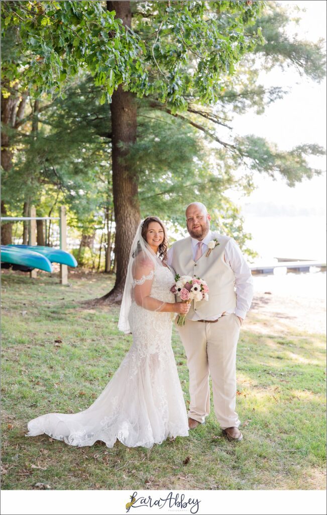 Small Outdoor Summer Wedding at Unforgettable Home at Deep Creek Lake, MD