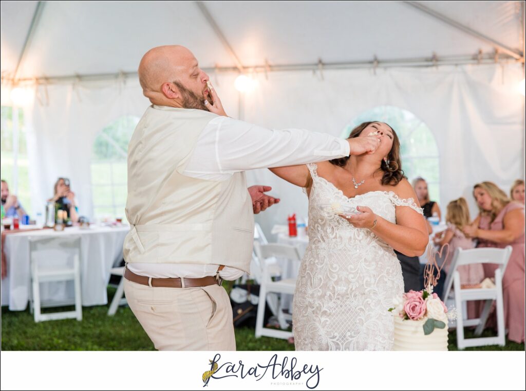 Small Outdoor Summer Wedding at Unforgettable Home at Deep Creek Lake, MD