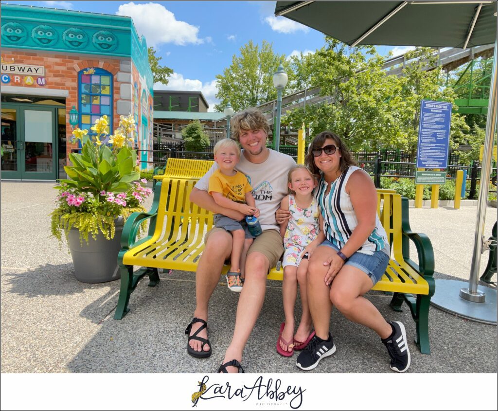 How to Take your own Family Photos at an Amusement Park or ANYWHERE