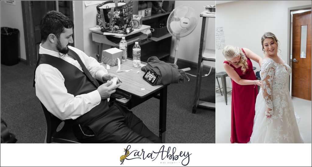 Fall Wedding at Saint Angela Merici Parish in White Oak, PA