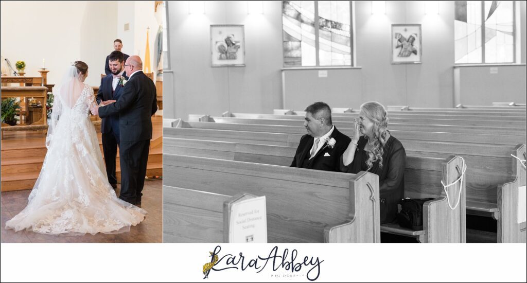 Fall Wedding at Saint Angela Merici Parish in White Oak, PA