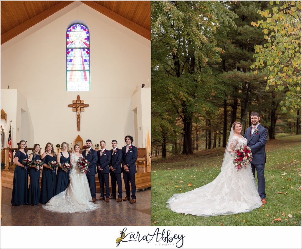 Fall Wedding Portraits at White Oak Park in White Oak, PA