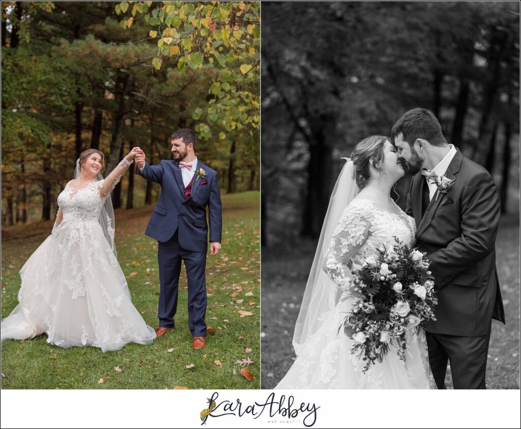 Fall Wedding Portraits at White Oak Park in White Oak, PA