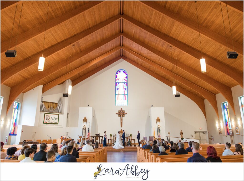Fall Wedding at Saint Angela Merici Parish in White Oak, PA