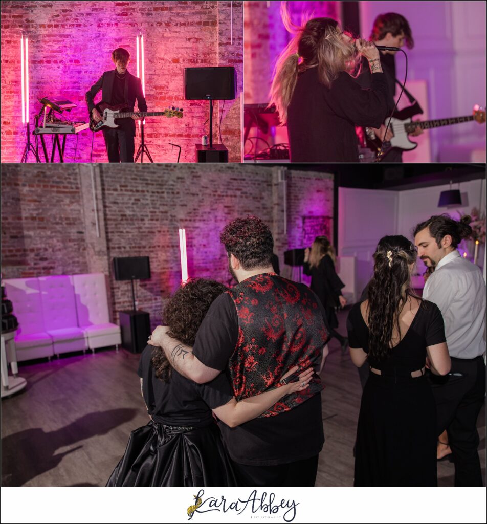 Goth Glam Halloween Wedding at J Verno Studios Pittsburgh PA