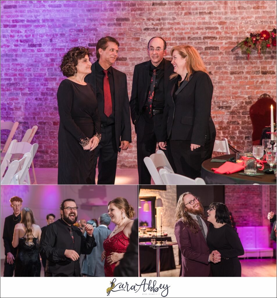 Goth Glam Halloween Wedding at J Verno Studios Pittsburgh PA