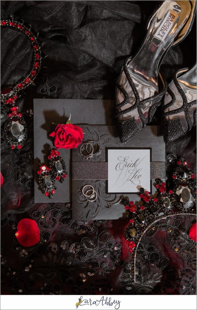 Goth Glam Halloween Wedding at J Verno Studios Pittsburgh PA