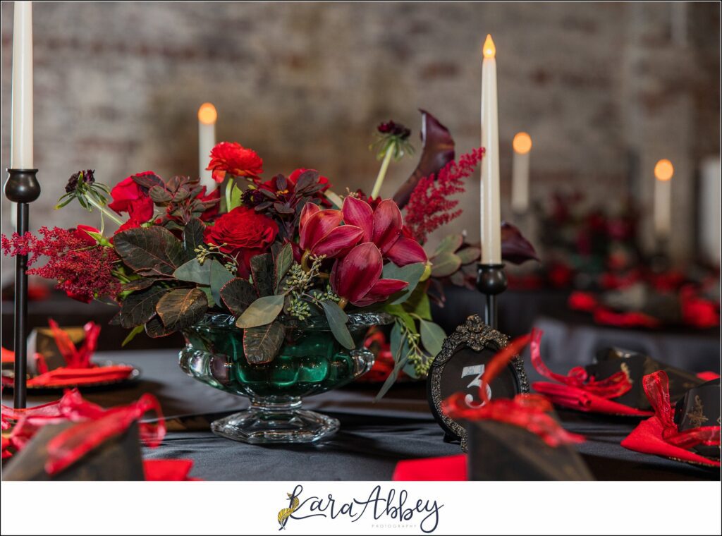 Goth Glam Halloween Wedding at J Verno Studios Pittsburgh PA