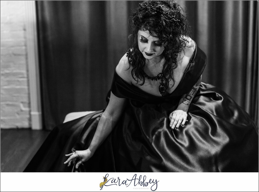 Goth Glam Halloween Wedding at J Verno Studios Pittsburgh PA