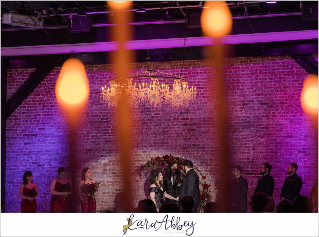 Goth Glam Halloween Wedding at J Verno Studios Pittsburgh PA