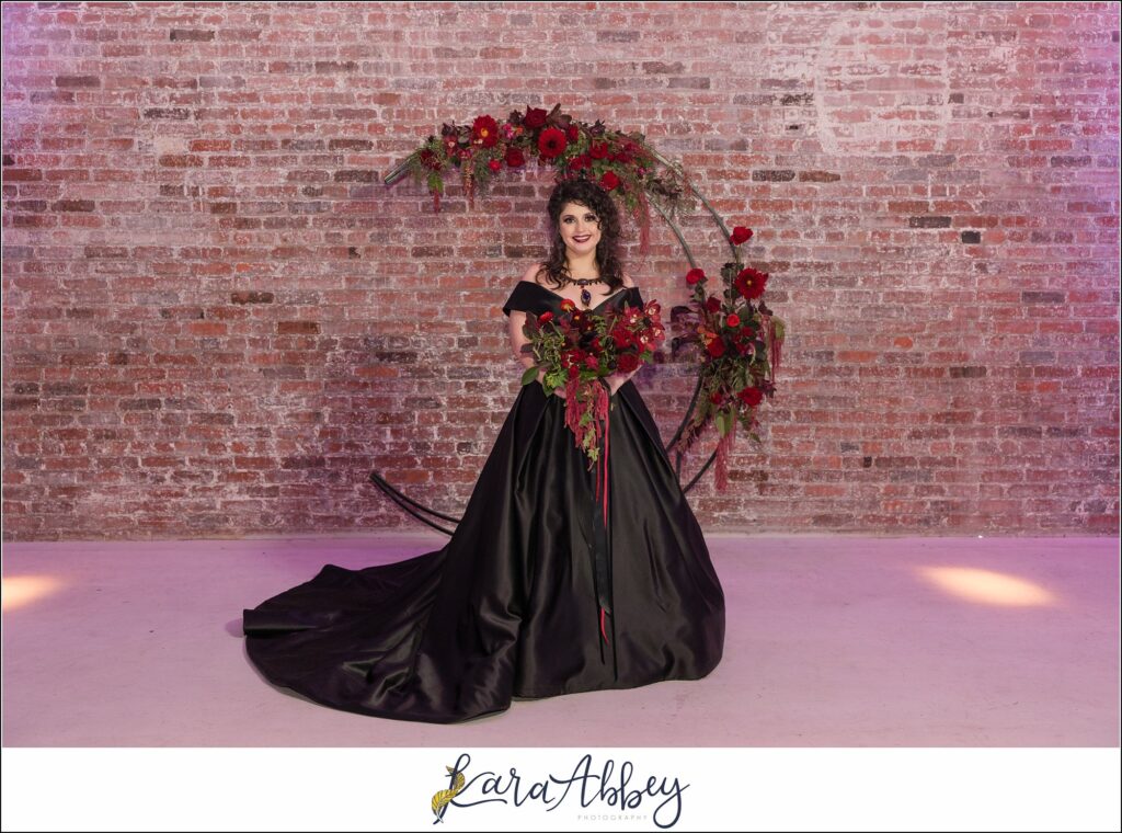 Goth Glam Halloween Wedding at J Verno Studios Pittsburgh PA