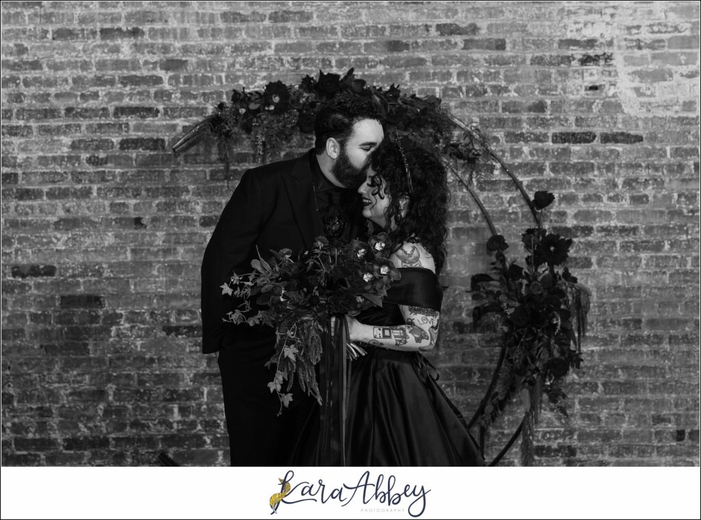 Goth Glam Halloween Wedding at J Verno Studios Pittsburgh PA