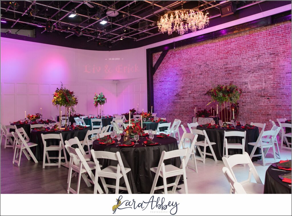Goth Glam Halloween Wedding at J Verno Studios Pittsburgh PA