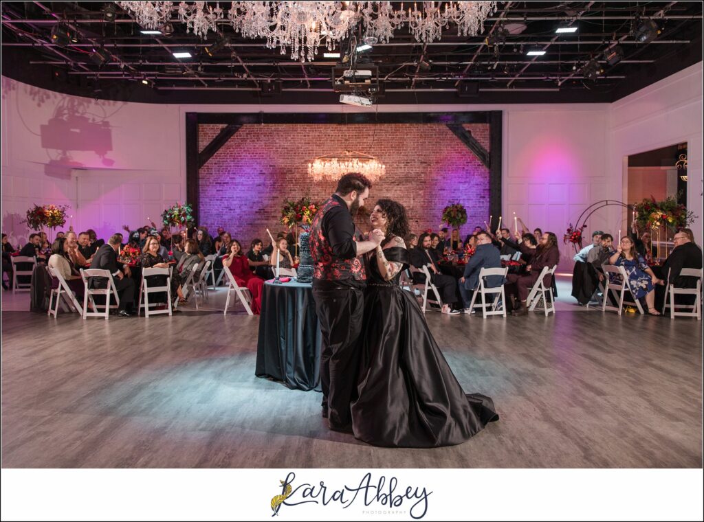 Goth Glam Halloween Wedding at J Verno Studios Pittsburgh PA
