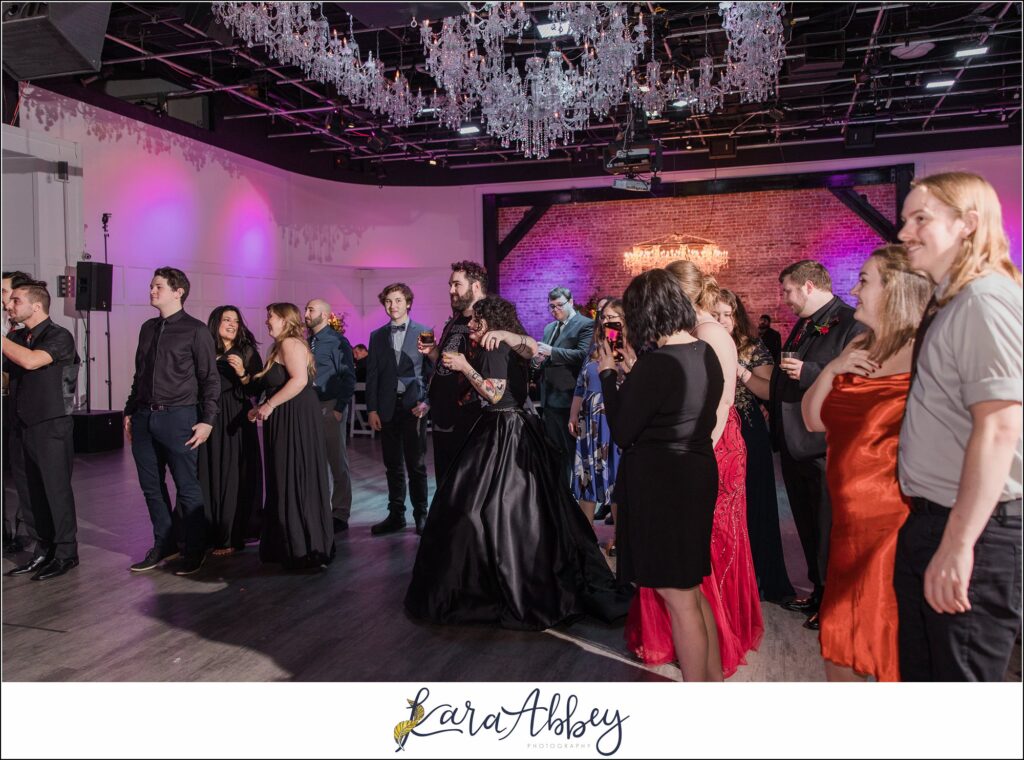 Goth Glam Halloween Wedding at J Verno Studios Pittsburgh PA